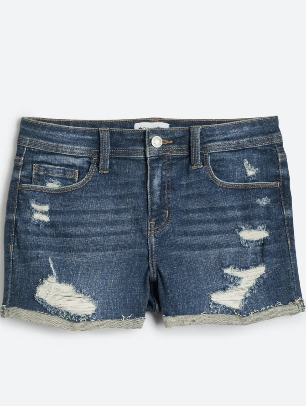 Studio Blue Kadence Mid Rise Cuffed Short (Size 27)